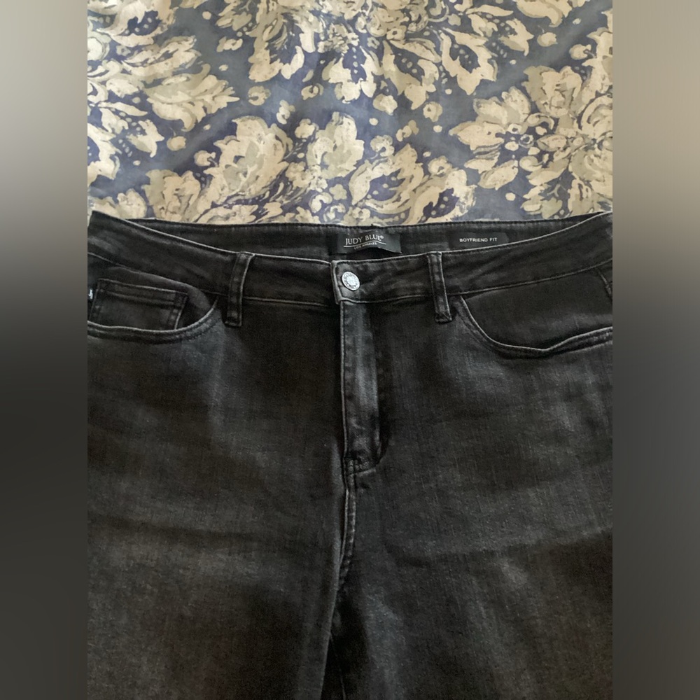 Judy blue black gray boyfriend jeans 15/32